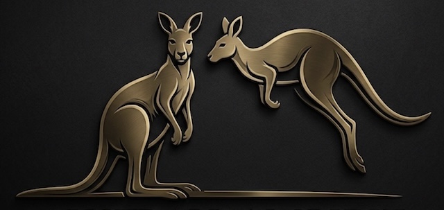 Green and Gold Kangaroo